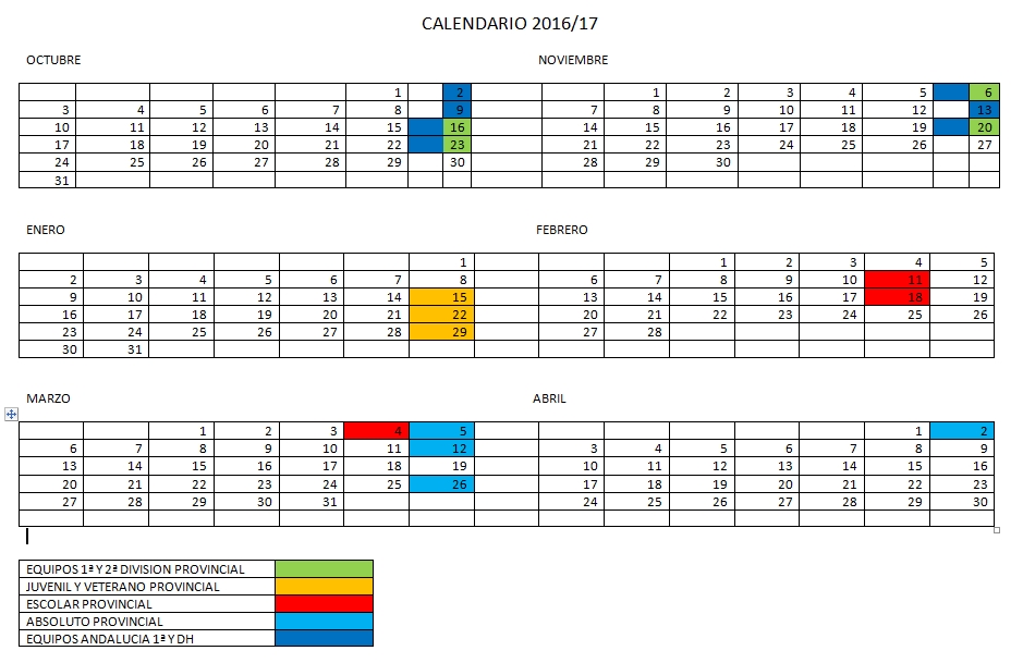 calendario